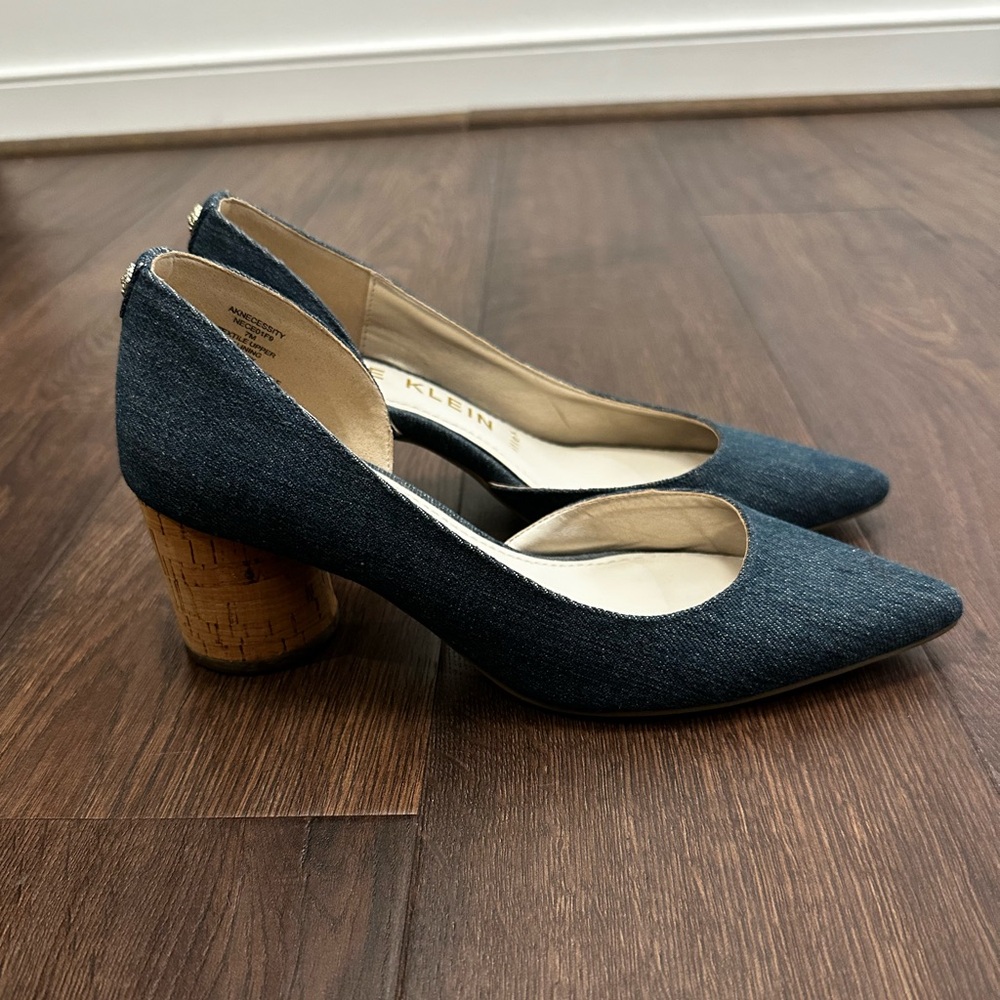 Anne Klein Denim Blue Pointed Women’s Heels